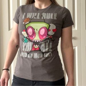 Invader Zim graphic tee